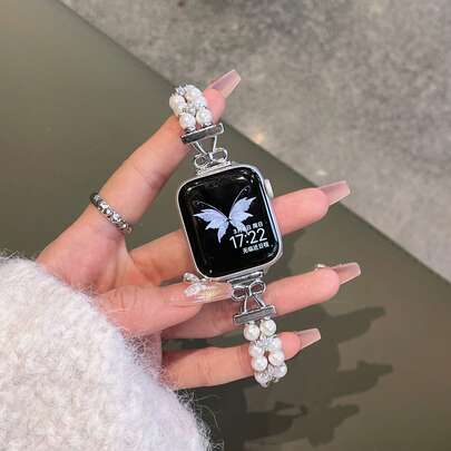 1 Chiếc Dây đeo kim loại hình nơ đẹp và tinh tế, tương thích với Apple Watch dành cho nữ, kích thước 38mm 40mm 41mm 42mm 44mm 45mm 46mm 49mm, Dây đeo tương thích với Apple Watch Link Series Ultra S10 9/8/7/6/5/4/3/2/1 SE