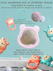 4-Key Foot Piano Toy, Infant Educational Fitness Music Atmosphere Enlightenment Sound & Light Musical Early Education Intelligent Toy Gift, Rabbit, Fish, Bear In Different Colors - Multicolor - View 11
