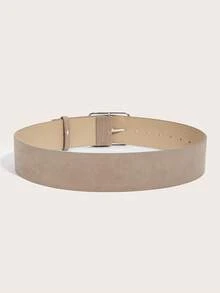 1 chiếc thắt lưng bản rộng kiểu cổ điển Mila dành cho nữ, giúp tôn vòng eo, có thể phối cùng chân váy, phong cách American Chic. - Màu Khaki - Xem 5