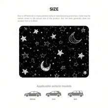 1 Piece Star, Sun, And Moon Style Design Car Trunk Mat - Suitable For Most Vehicles, Durable And Easy To Clean, Enhances Interior Space, Car Trunk Mat, Vehicle Storage Solution, Elegant Car Accessory, High-Quality Material, Interior Space Enhancer, Non-Slip Floor Mat, Vehicle Cargo Mat, Car Floor Liner, Decorative Trunk Mat, Pet-Themed Car Decoration, Non-Slip Structure, Easy-To-Clean Surface - A - Xem 6