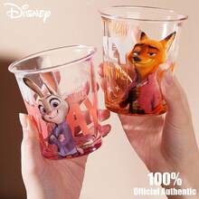 Disney Official Authentic Glass Cup High Beauty Water Cup Winter Milk Cup New Home Reverse Mouth Water Cup 4-Piece Set - Multicolor - View 8