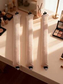 6个装免加热卷发棒，大波浪卷发器，睡眠卷发棒，加粗3厘米，懒人卷发工具，带挂钩 - 彩色 - 查看 2