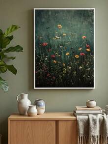Tranh treo tường cánh đồng hoa dại, tranh phong cảnh thực vật cổ điển, trang trí hoa, tranh canvas phong cách trang trại hiện đại, tranh in trên vải hình cánh đồng hoa, món quà lý tưởng cho bạn bè, tranh trang trí phòng ngủ, trang trí phòng khách, trang trí văn phòng, trang trí nhà bếp, trang trí phòng tắm, tranh treo tường, trang trí nhà cửa, trang trí phòng, tranh canvas treo tường, áp phích, tranh treo tường có khung, khung tùy chọn. - A - Xem 1