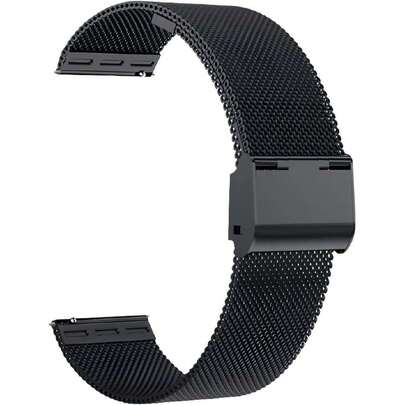Correa de reloj de malla de acero inoxidable, correa de reloj de liberación rápida, correa de reloj de 16 mm, 18 mm, 20 mm, 22 mm de ancho de lengüeta, correa de malla de metal de acero inoxidable,43349315