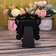 Square Wedding Photo Frame Retro Photo Frame Ornament ID Resin Photo Frame Baroque Photo Holder Frame Photo Prop Wedding Home Decor Gift - Multicolor - View 10