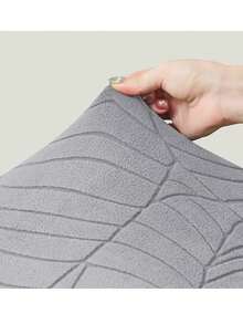 4/6pcs Chair Cover Stretch Brushed Jacquard Medium-Back Chair Set Home & Hotel Conference Chair Covers - Multicolor - View 8