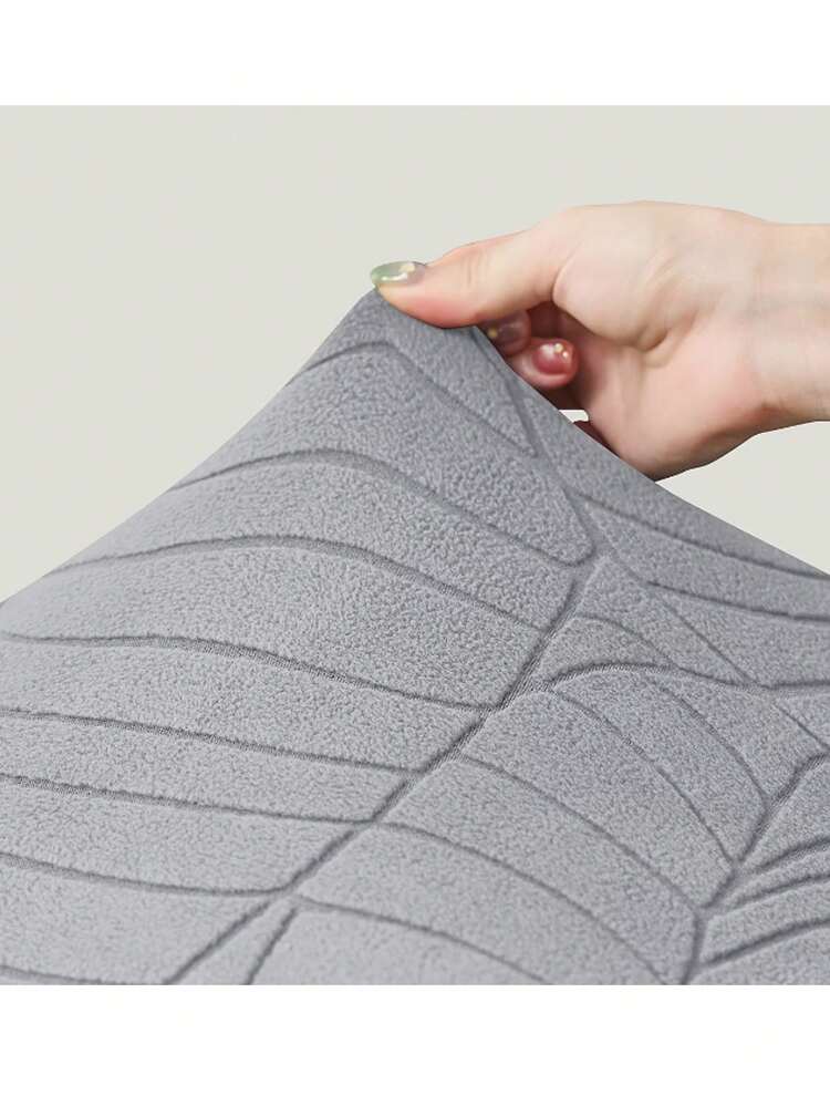 4/6件套弹力拉绒提花中背椅套，适用于家庭、酒店和会议场所 - 彩色 - 查看 8