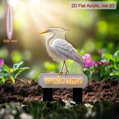 户外工艺品动物花园草坪插牌庭院装饰，室内花盆