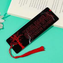 1 Pc Themed Bookmark Set With Tassel, World Design, Fan Collection & Reading Essentials (Random Styles) - Multicolor - View 6
