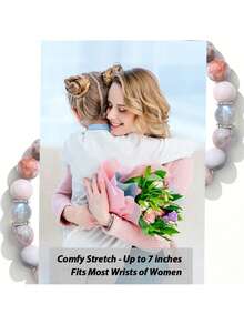 1pc Mothers Day Birthday Gifts For Mom/Auntie/Grandma/Sister-Love/Balance-Natural Crystal Bracelet With Meaning-Handmade Gifts - View 4