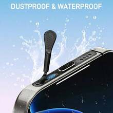 TPU摄像头按键保护膜和网状防尘粘合保护套组合，兼容苹果系列，防刮防汗，精准切割，增强触控响应，兼容手机壳 - 彩色 - 查看 4