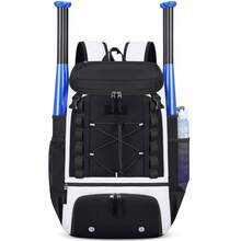 NEWHEY Baseball Bag Large Capacity Softball Bags For Adults Youth Lightweight Baseball Backpack With Shoe Compartment & Helmet Holder Waterproof Softball Bat Bag Fot T-Ball & Softball Equipment - Multicolor - View 11