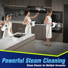 Handheld Steam Cleaner, 12-In-1 Pressurized Portable Steamer With 12 PCS Accessories & 450ML Tank – Heavy-Duty Multi-Surface Deep Cleaning For Home, Car, Bathroom, Tile Grout, Floor, Windows – Chemical-Free, Lightweight, White - US A Type Plug(110-127V) - View 7