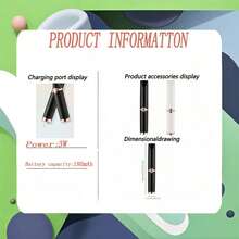 AXH Rizador de pestañas recargable por USB, rizado de larga duración, gran regalo para mujeres - Negro - Ver 5