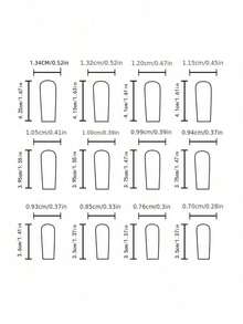 Fashionable French Style False Nail Tips Press On Nails Nail Supplies - Multicolor - View 3