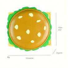 Ví chống trộm RFID, ví từ tính, ví nữ hình bánh hamburger dễ thương, ví nam thiết kế bóng rổ/bóng đá, ví hình dáng bất đối xứng cho nữ, ví đựng tiền mini, ví cầm tay, ví nhỏ xinh, ví du lịch cần thiết mùa hè. - Nhiều màu - Xem 5
