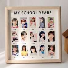My School Year Photo Frame Kids' Photo Frame Photo Frame For Children Boys Girls Grades 1-6 - Multicolor - View 3