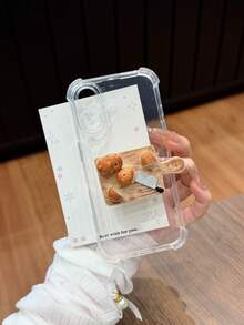 1个创意逼真食物造型透明防摔手机壳，适用于 17/17 Air/17 Pro/17 Pro Max/16 Pro Max/16/16 Pro/16 Plus/15/15 Pro Max/15 Pro/11/12/13/14 Pro Max/11 Pro/11 Pro Max/12 Pro/12 Pro Max/13 Pro/13 Pro Max/14 Pro/14 Pro Max，优雅创意设计 - 彩色 - 查看 1