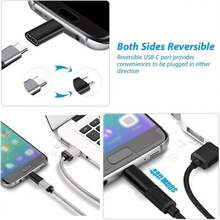 4个装 USB-C 转 Micro USB 适配器，白色 Type-C 母口转 Micro USB 公口转换器，支持充电和数据同步，兼容三星 Galaxy S7 Edge S6、Nexus 5 和其他 Micro USB 设备 - 彩色 - 查看 10