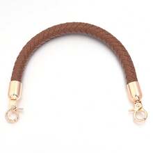 1条PU皮革编织替换肩带，手提包/单肩包手工编织延长链，30/60厘米高档皮革包双头扣肩带 - PU繩包帶 - 查看 25