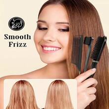 卷发梳，卷发定型梳，另加3件套美发造型梳（后梳、尖尾梳、边缘刷），轻巧透气，适用于梳理、塑形、造型。 - 大波浪造型梳 - 查看 6