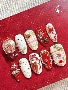 1pc/2pcs Nail Art Mold, Wishing Bottle, Glass Bottle, Star, Magic Potion Bottle, Butterfly, Rose 3D Decorations, Transparent Silicone Mold - Clear - View 8