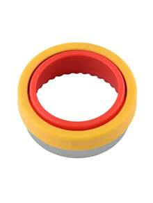 Bộ 1 khuôn cắt và dán bánh mì bằng thép không gỉ, khuôn làm bánh mì kẹp bỏ túi, khuôn tạo hình bánh mì kẹp mứt, khuôn cắt bánh quy hình gấu dễ thương, khủng long, trái tim, tròn, vuông, ngôi sao. - xanh + vàng - Xem 12