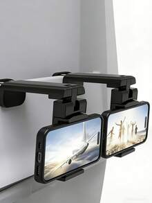 Supporto per telefono da viaggio pieghevole, supporto universale per telefono da aereo con rotazione a 360°, supporto portatile da scrivania e da auto, visione mani libere per l'intrattenimento in volo, per appassionati di aviazione e accessori da viaggio, regalo di Natale perfetto - multicolore - Visualizzare 6