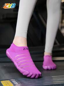 ZVB情侣水鞋，适合赤脚爱好者，软底女士沙滩鞋，可用于游泳、潜水，户外速干夏季凉鞋，钓鱼水鞋，透气涉水鞋 - 玫紅色 - 查看 9