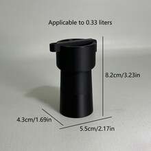 1pc 3D Printed Bottle Opener, Creative Funny Beer Bottle Launching Opener, Multifunctional Bottle Cap Remover - Black - View 2