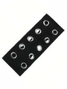 1条编织布发带，男女通用镂空扣街头风运动发带 - 彩色 - 查看 10