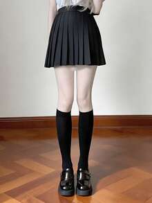 1 đôi tất nhung cao đến đầu gối, không xuyên thấu, bề mặt mờ, tạo hiệu ứng thon gọn. - Nhiều màu - Xem 11