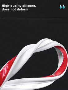 1pc Silicone Self-Adhesive Kitchen Sink Edge Water Stopper, 1m Bathroom Vanity Countertop Water Barrier, Home Use Self-Adhesive Water Stopper - Multicolor - View 3