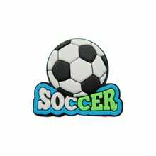 9/10/25 Stücke bunter Fußball-Schuh-Charm-Set zur Fußball-Weltmeisterschaft, PVC Schuh-Dekorationen für Strandtasche, Schuh-Accessoires Charms, Geschenkidee für Geburtstag, Weihnachten, Valentinstag, Halloween Party Gastgeschenke - Verschiedenfarbig - Übersicht 10
