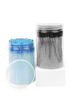 200/1PC Eyelash Brush, Mascara Wands Makeup Brushes Applicators Kits For Eyelash Extensions And Eyebrow Brush With Container - Multicolor - View 9
