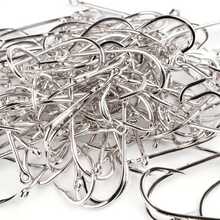 50pcs Sharp Long Shank Fishing Hooks - Size 1-12 Eyed Hooks, With Portable Plastic Box - Suitable For Freshwater And Saltwater Fishing - Barbed Hooks For Higher Catch Rate - Fishing Tackle Accessories - Silver - View 5
