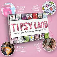 TIPSYLAND Board Game| Official Product| Hilarious Adult Board Game| Group Game For Game Nights, Parties And More| Fun Challenges, Dares & Mini-Competitions| 3-8 Players - Phiên bản cổ điển - Xem 3