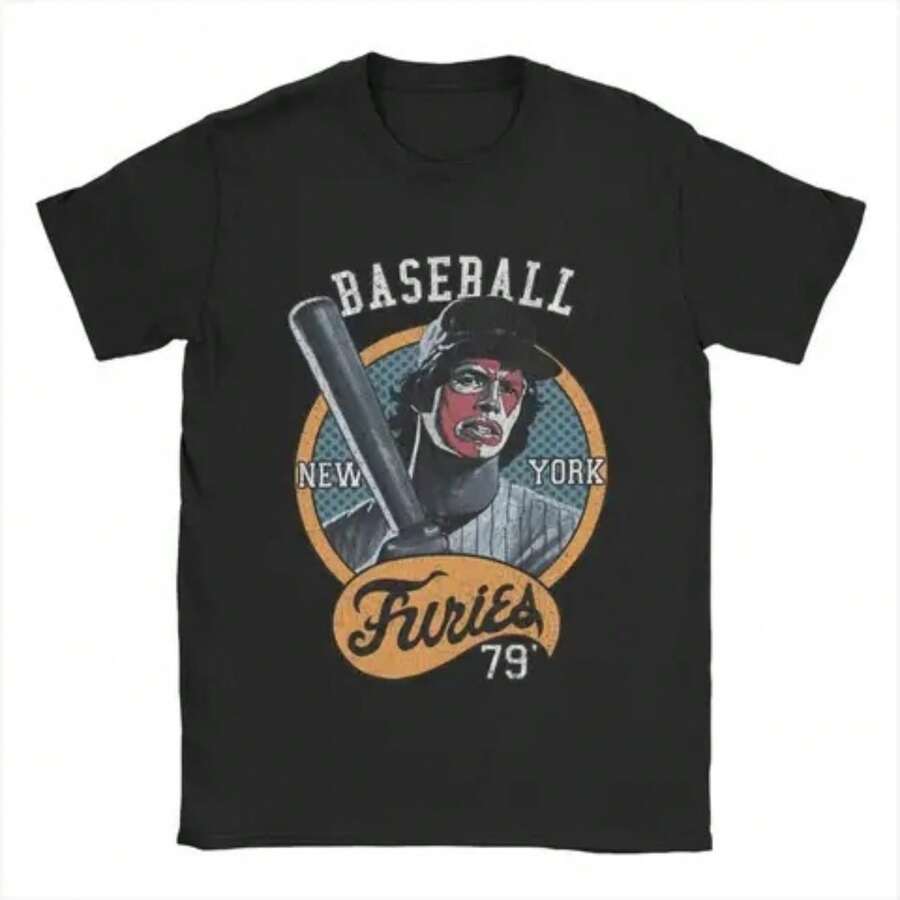 The Warriors T Shirts Streetwear Summer Men Women Short Sleeve Cute Cotton Versatile Harajuku Casual Amusing Fashion Unisex Tops - 黑色 - 查看 1