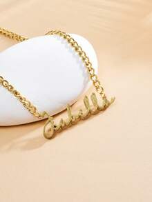 1 chiếc vòng cổ nhiều dây thời trang cá nhân hóa, mặt dây chuyền chữ cái tiếng Anh bằng thép không gỉ có thể tùy chỉnh, phù hợp cho cả nam và nữ, thích hợp làm quà tặng hàng ngày cho các cặp đôi, bạn trai, bạn gái, mẹ, bố, gia đình, trẻ em, thú cưng. Món quà hoàn hảo cho Ngày Valentine, Ngày của Mẹ, Ngày của Cha, kỷ niệm, tiệc tùng, đám cưới. - Hai lớp mờ - Xem 8