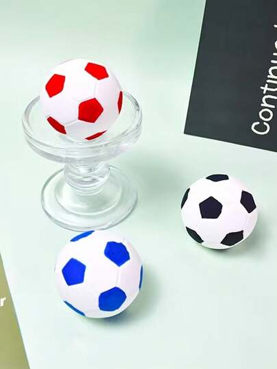 1pc Mini Soccer Ball Wax Candle Silicone Mold, DIY Candle Making, World Cup Plaster Fragrance Stone Decor