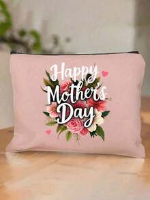 Túi đựng mỹ phẩm họa tiết hoa dành tặng mẹ nhân Ngày của Mẹ - Túi đựng đồ trang điểm nhiều màu sắc có khóa kéo - Túi du lịch đựng đồ dùng vệ sinh cá nhân có thể tái sử dụng - Món quà lý tưởng cho mẹ, bà, vợ - Hoàn hảo cho Ngày của Mẹ, sinh nhật, kỷ niệm - Túi đựng mỹ phẩm nhẹ và bền, túi đựng đồ trang điểm, túi đựng đồ vệ sinh cá nhân, túi đựng đồ trang điểm, đồ dùng cần thiết cho kỳ nghỉ, quà tặng cho phụ nữ - Nhiều màu - Xem 6