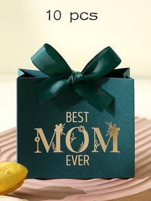 10pcs Mini Mother's Day Gift Boxes - Printed With "Happy Mother's Day" Text, Suitable For Party Decoration And Celebration. Gift Boxes | Colorful Decor | Decorative Candy Boxes - Multicolor - View 14