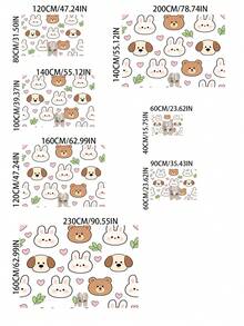 1pc Cartoon Animal Cute Gaming Mat, Decorative Carpet, Bedroom Decor, Small Rug, Carpet, Home Decor, Outdoor Rug, Washable Carpet, Graduation/Mother's Day Gift - Multicolor - View 5