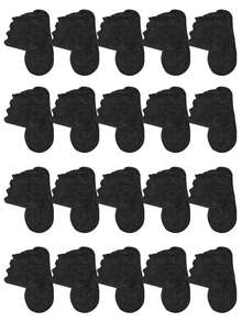 1/5/10双装蕾丝镂空时尚女士羽毛蕾丝隐形弹力舒适薄款女士蕾丝镂空浅口袜 - 彩色 - 查看 13