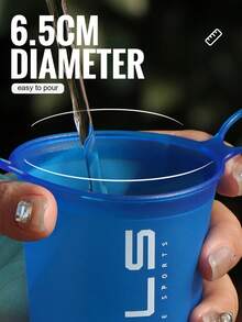 1/2PCS WRELS 200ml 折叠运动水壶 - 小巧便携，可悬挂，是越野跑、骑行和露营的理想之选，迷你水杯 - 折疊軟水壺 - 查看 4