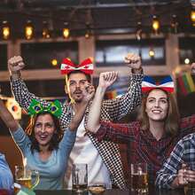 1 Peça Faixa de Cabeça com Laço para Fã de Futebol, Acessório de Torcida, Perfeito para Celebrações do Dia da Independência e Festas de Futebol, Faixa de Cabeça Unissex para Apoio de Fãs em Eventos Esportivos, Acessório de Torcida, Acessório de Torcida para a , Cores Vibrantes, Vários Estilos, Fantasia de Festa, Acessório com Padrão de Bandeira Nacional, Conjunto de Acessórios para Fã de Futebol, Faixa de Cabeça com Laço, para Celebrações Esportivas, Eventos Esportivos de Futebol da e Trajes de Festa, Voetbal - Multicolorido - Visão 9