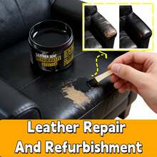 50g Leather Seat Repair Paste, Color Restoration Paste, Suitable For Shoes, Bags, Sofas And Furniture. Available In Black, Brown And White. - Multicolor - View 3