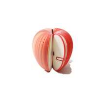 4张/套 可爱苹果形便签本，DIY水果造型便利贴，梨形便签本，高品质文具，学生及办公用品 - 彩色 - 查看 10