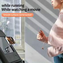 Ultra-Strong N52 Magnetic Phone Holder, Upgraded Aluminum Alloy, 360° Rotatable & Foldable Design With Vacuum Suction Cup - Ideal For Car Dashboard, Bathroom Tiles & Glass Surfaces - Phone Stand - View 6