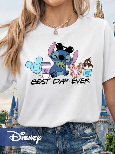  Disney  Stitch Character Stitch Cute Style T-Shirt